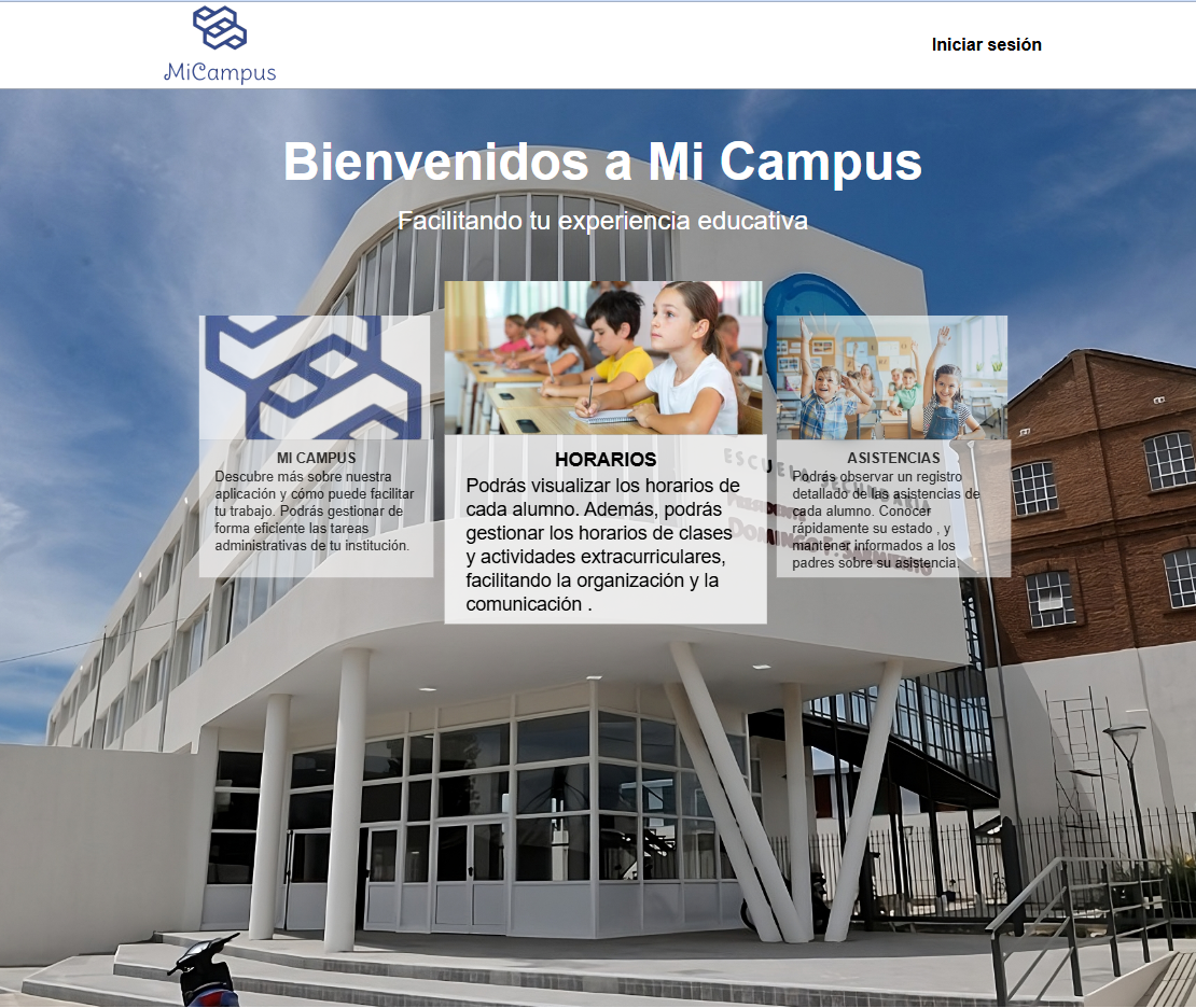 🎓 Mi Campus - School Management Web App